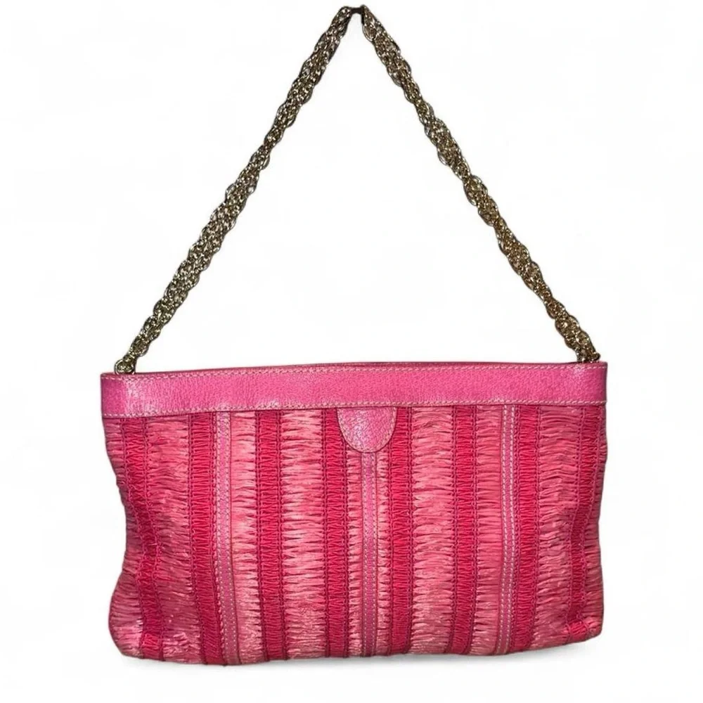 Kate Spade New York Raffia Shoulder Bag in Pink
